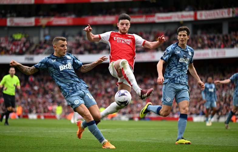 Trực tiếp Arsenal vs Aston Villa: Đội hình xuất phát