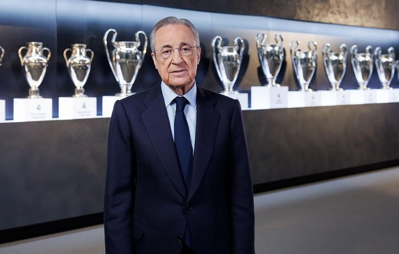 Florentino Perez tái đắc cử Chủ tịch Real Madrid