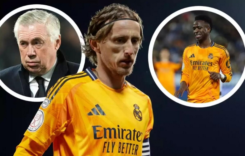 Modric mắng thẳng mặt Vinicius, Real Madrid lộ rạn nứt ngay trên sân