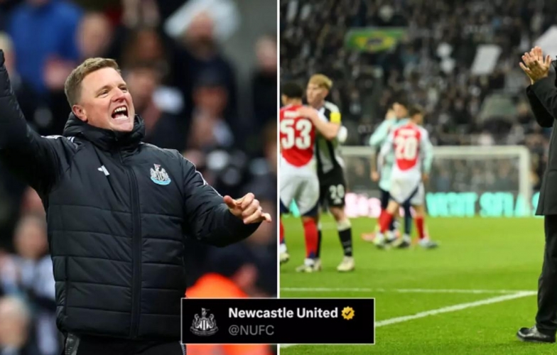 Newcastle làm bẽ mặt Arteta và Arsenal chỉ qua một hành động