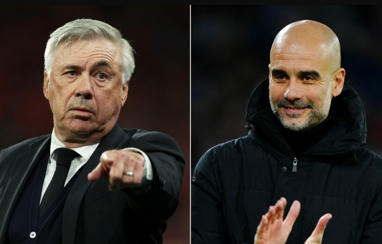 Ancelotti phản bác Pep Guardiola về cái tên đi tiếp tại cúp C1