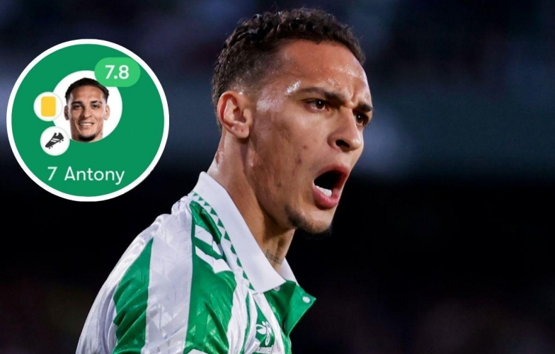 Antony cùng Real Betis sắp làm nên điều không tưởng tại châu Âu