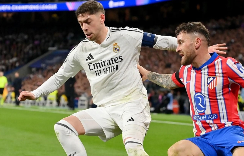 Trực tiếp Atletico 1-0 Real Madrid: Đôi công rực lửa