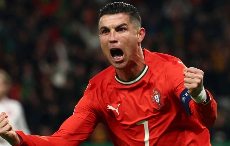 Ronaldo dẫn đầu BXH Nations League bằng một thống kê