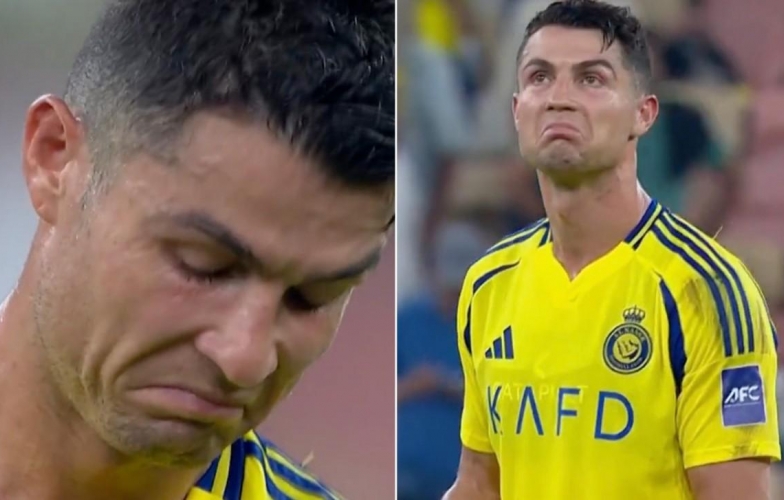 Cristiano Ronaldo hành động kỳ quặc khi Al Nassr bị loại