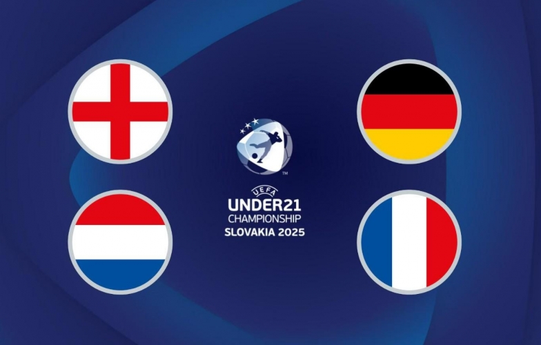 Chính thức: Xác định 2 cặp bán kết U21 EURO 2025