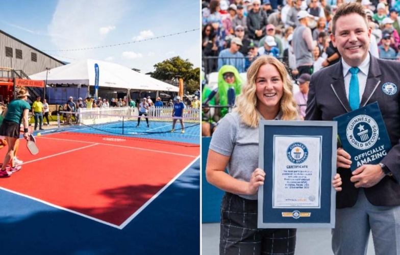 Kỷ lục chưa từng có trong lịch sử pickleball