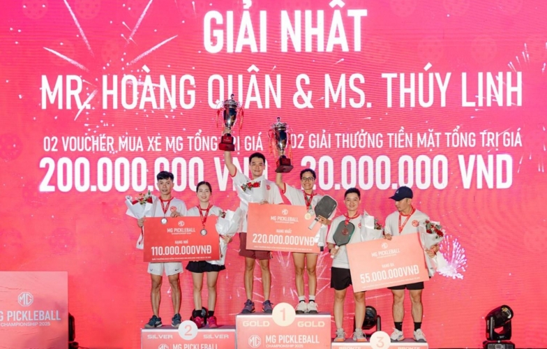 Chung kết MG Pickleball 2025 khép lại với bất ngờ lớn