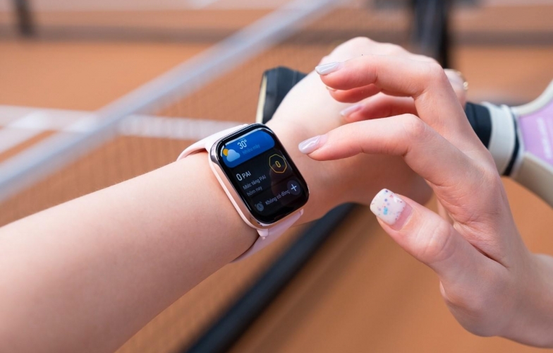 Đồng hồ Amazfit Active màu hồng gây sốt: Nhỏ xinh, hợp dân văn phòng mê pickleball