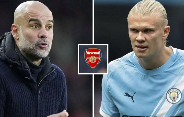 Pep Guardiola cảnh báo Arsenal sau màn lập kỷ lục điên rồ của Haaland