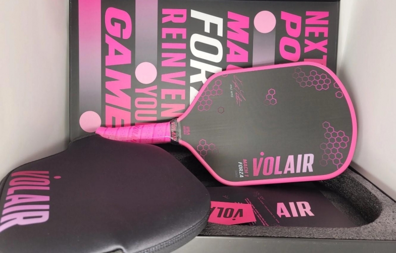 Review vợt Volair Mach 1 Forza: Vũ khí xoáy bóng đang khiến dân pickleball mê mẩn
