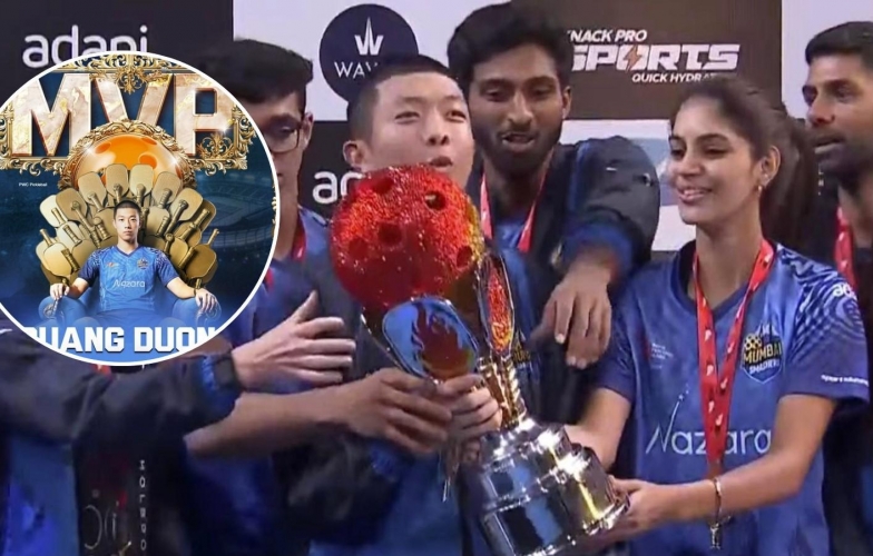 Quang Dương 'gánh' đội vô địch Ấn Độ, ẵm trọn 3 danh hiệu cá nhân