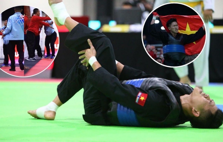 Ban huấn luyện vượt rào lao vào sân, bức xúc khi VĐV Việt Nam bị xử ép