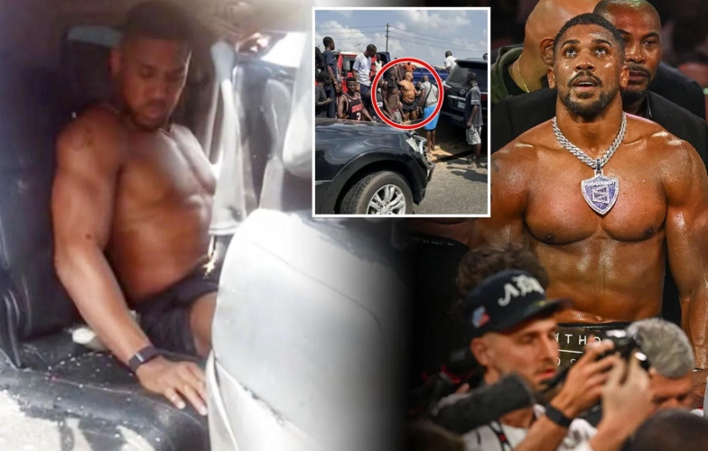 'Quyền vương' Anthony Joshua gặp tai nạn xe hơi nghiêm trọng, 2 người thiệt mạng