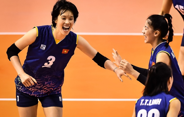 Bóng chuyền nữ Việt Nam vượt mặt Hàn Quốc, đạt thứ hạng cao nhất trong lịch sử