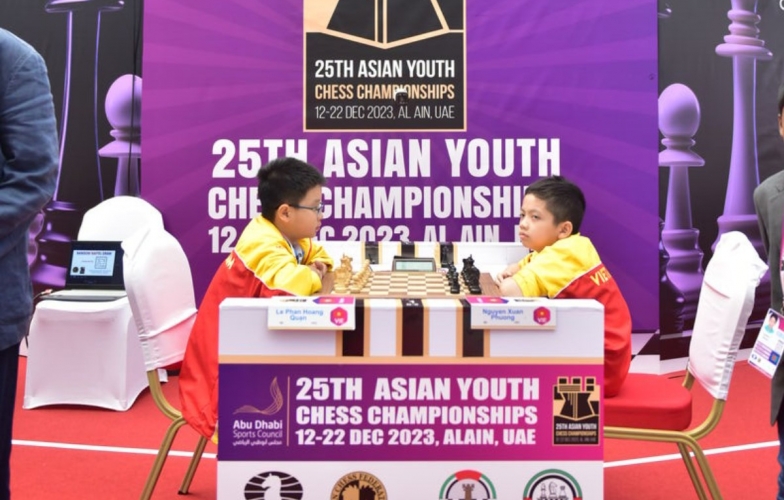 Kỳ thủ 8 tuổi của Việt Nam lập cú đúp HCV tại giải cờ vua trẻ Châu Á 2023