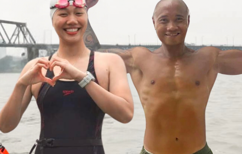 Ánh Viên thách đấu bơi sông Hồng với nam TikToker triệu view