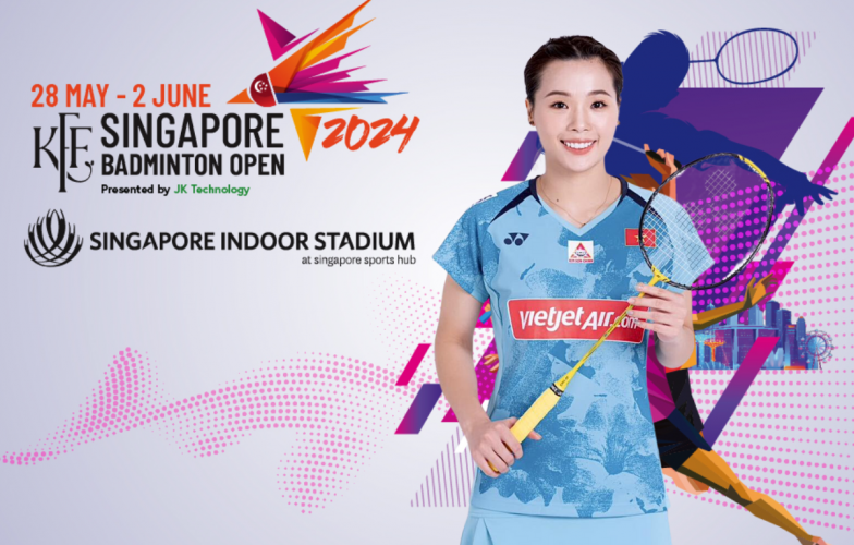 Lịch thi đấu cầu lông Singapore Open 2024 [28/5-2/6]