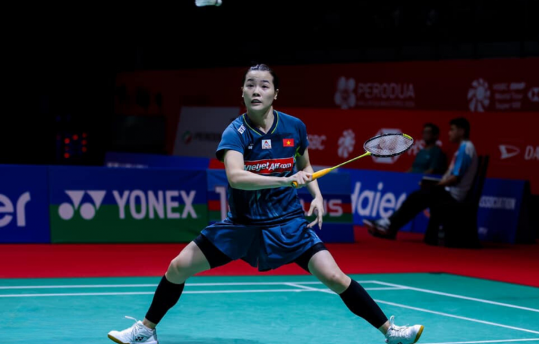 Thùy Linh thua chóng vánh tay vợt 17 tuổi tại vòng 1 Singapore Open 2024