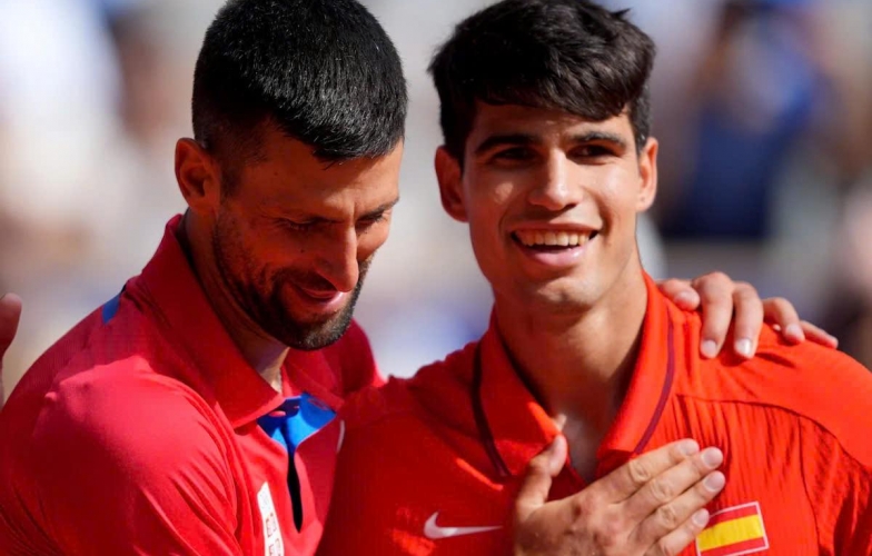 Djokovic và Alcaraz tụt hạng, Sinner giữ chắc ngôi số 1 thế giới