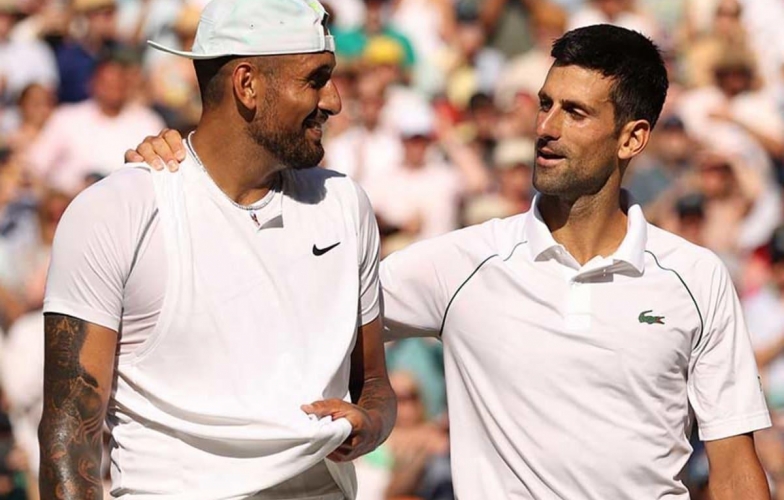 Djokovic tham gia đánh đôi với 'ngựa chứng' Kyrgios