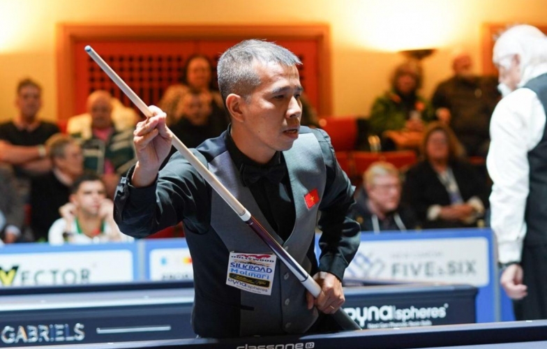 Trần Quyết Chiến đụng đối thủ mạnh ở trận ra quân World Cup billiards TP.HCM