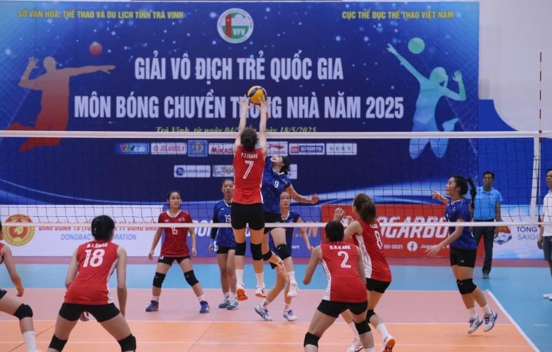 Xác định loạt trận tứ kết giải bóng chuyền trẻ quốc gia 2025