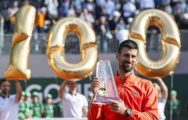 Novak Djokovic vô địch Geneva Open, chạm mốc danh hiệu đơn thứ 100 trong sự nghiệp