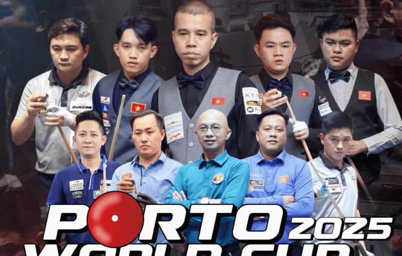 Trần Quyết Chiến dẫn đầu đội hình cơ thủ Việt Nam dự World Cup Porto 2025