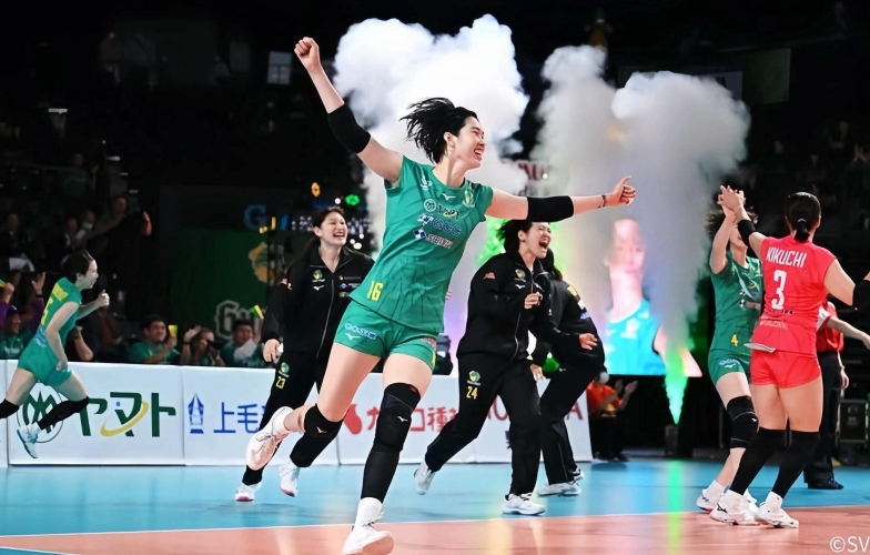 Chủ công Thanh Thúy lần đầu nhận vinh dự cao quý tại giải bóng chuyền Nhật Bản