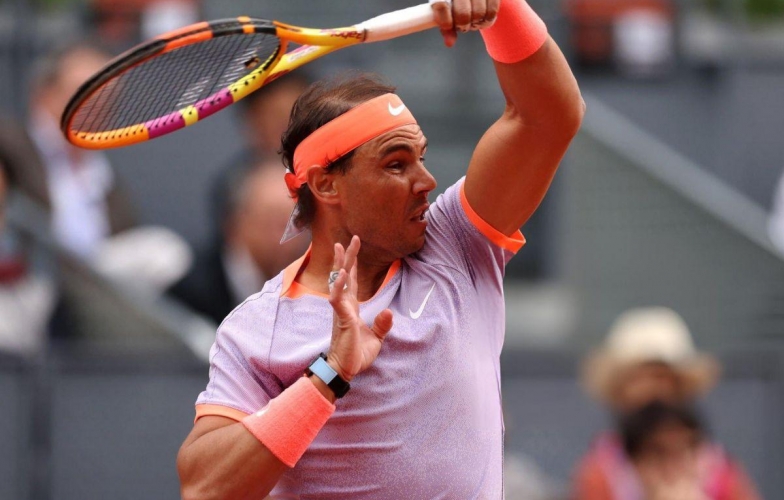 Kết quả tennis 25/4: Rafael Nadal áp đảo ngày ra quân Madrid Open 2024