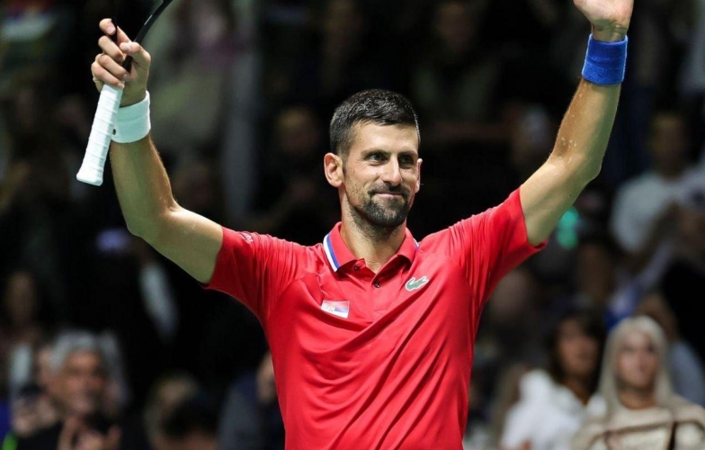 Novak Djokovic suýt thắng 6-0; 6-0 ở Davis Cup 2024