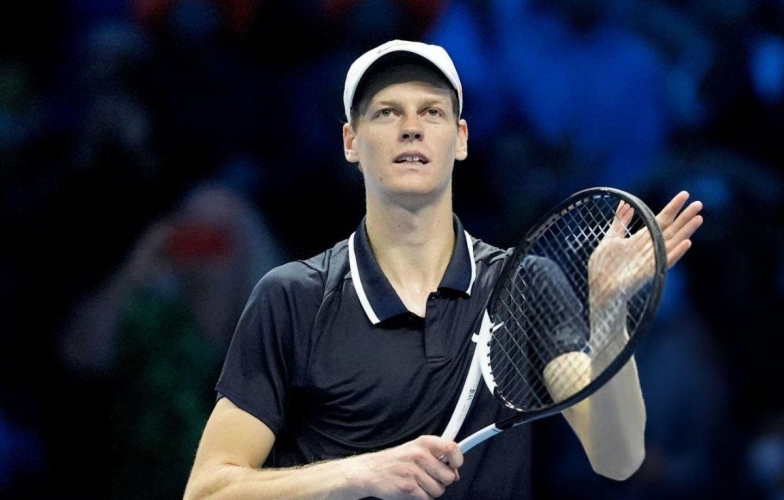 Sinner khẳng định sức mạnh trận ra quân ATP Finals 2024