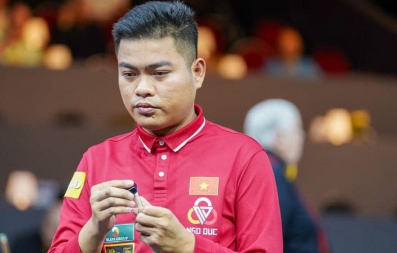 Nguyễn Trần Thanh Tự sớm dừng bước ở World Cup carom 3 băng 2024