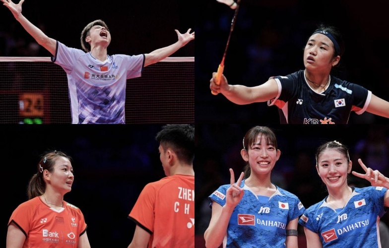 Xác định các tay vợt lọt bán kết BWF World Tour Finals 2024