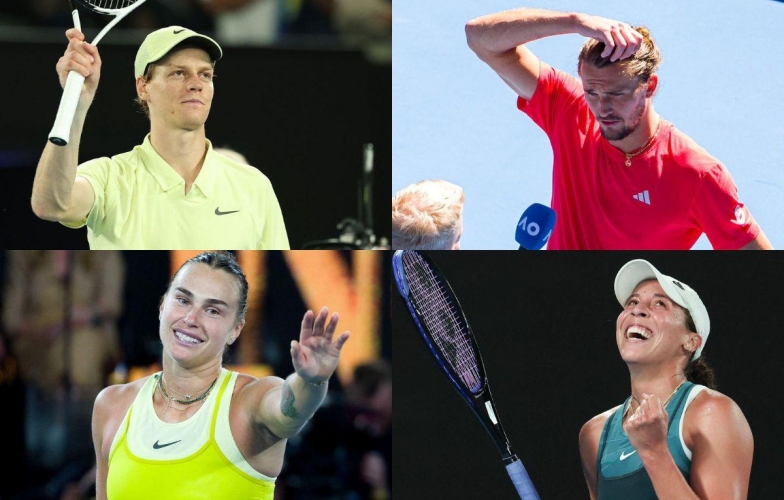 Xác định các tay vợt lọt chung kết Australian Open 2025