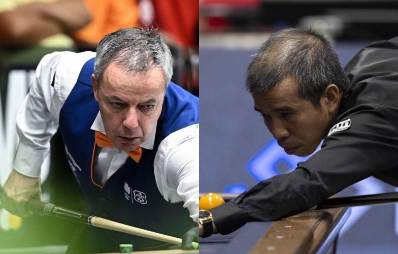 Trực tiếp billiards carom Trần Quyết Chiến vs Dick Jaspers, 23h00 hôm nay 1/3