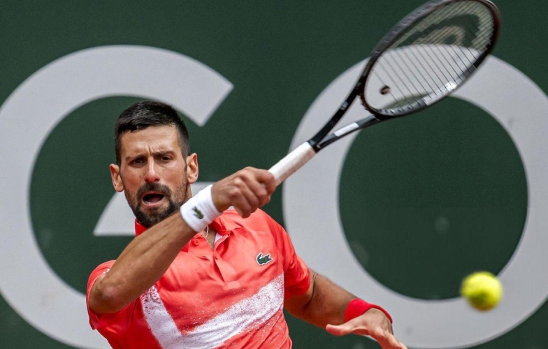 Lịch thi đấu tennis 22/5: Djokovic gặp thử thách