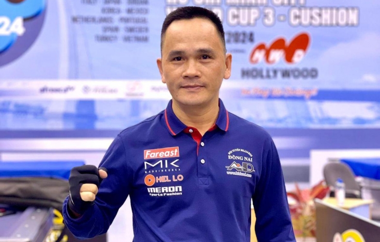 Cơ thủ Trần Đức Minh trở thành cựu vương World Cup TPHCM