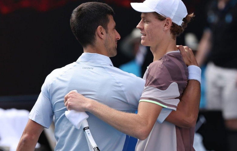 Djokovic: 'Sinner là tay vợt hay nhất thế giới 2 năm trở lại đây'