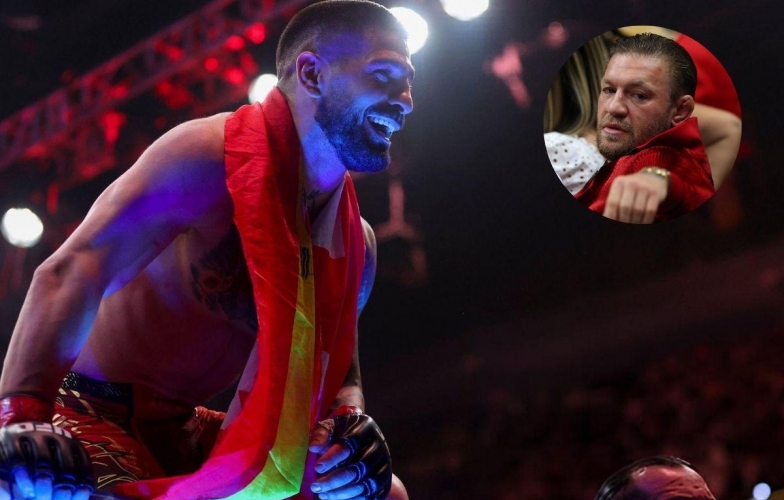Ilia Topuria vô địch UFC hai hạng cân, Conor McGregor có động thái đặc biệt
