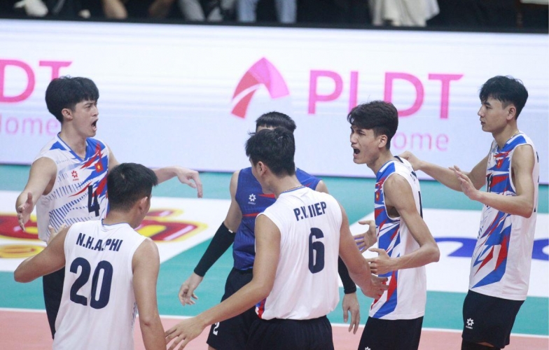 Trực tiếp bóng chuyền nam Việt Nam 0-1 Philippines: Giằng co