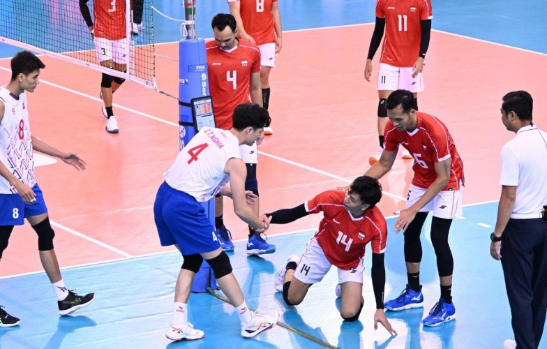 Trực tiếp bóng chuyền nam Việt Nam 0-1 Indonesia: Khởi đầu khó khăn