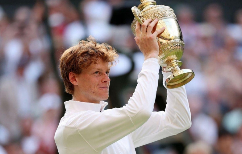 Đăng quang Wimbledon, Sinner bỏ xa Alcaraz trên BXH thế giới