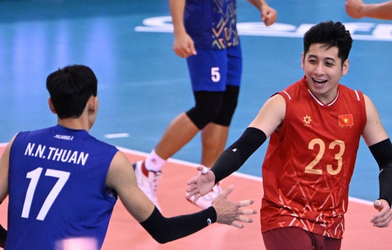 Trực tiếp bóng chuyền nam Việt Nam 2-0 Campuchia: Áp đảo