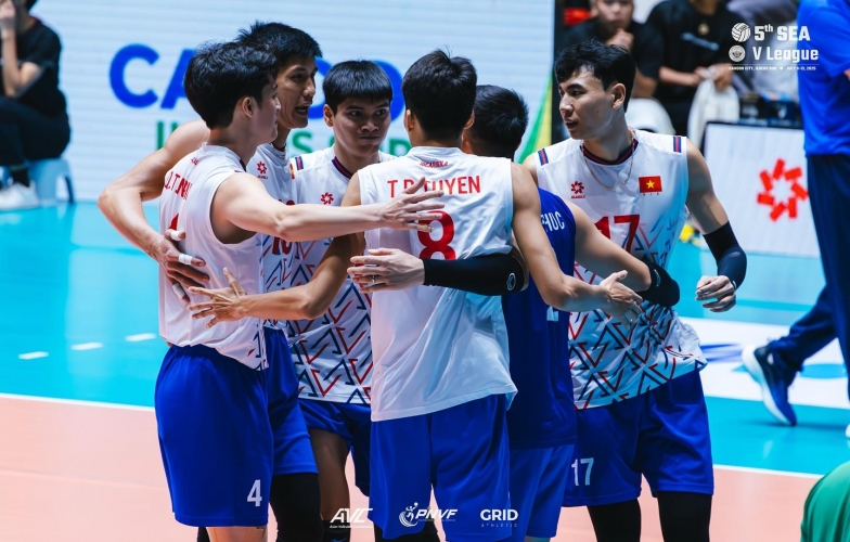 Bóng chuyền nam Việt Nam lên ngôi á quân chặng 2 SEA V.League 2025