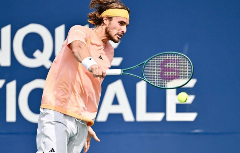 Phong độ chạm đáy, Tsitsipas bị loại ngay trận ra quân Rogers Cup 2025
