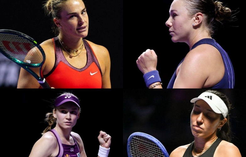 Xác định các tay vợt lọt bán kết WTA Finals 2025