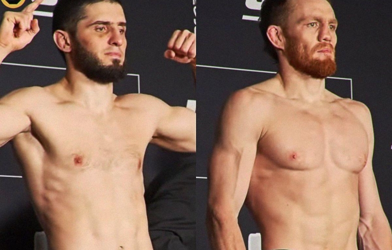 Jack Della Maddalena áp đảo thể hình Islam Makhachev trước thềm UFC 322