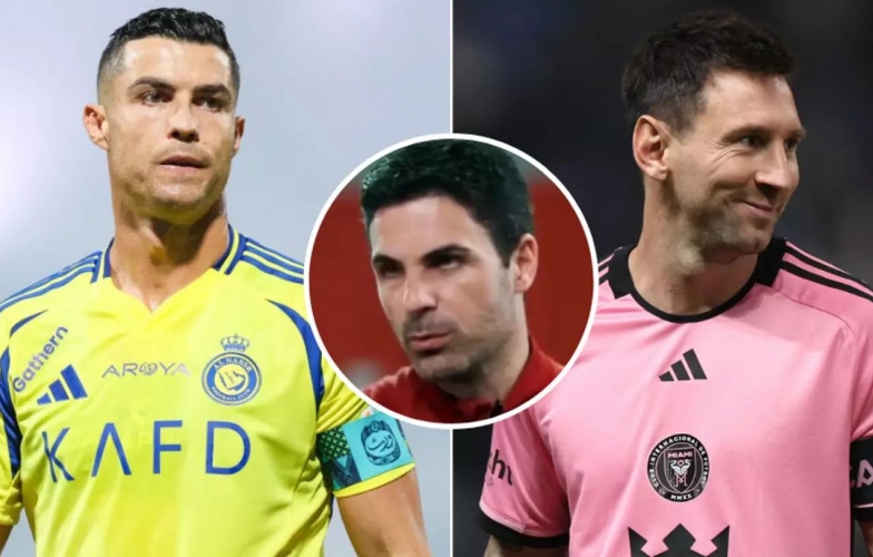 Ronaldo hay Messi? HLV Mikel Arteta chỉ thẳng cầu thủ vĩ đại nhất